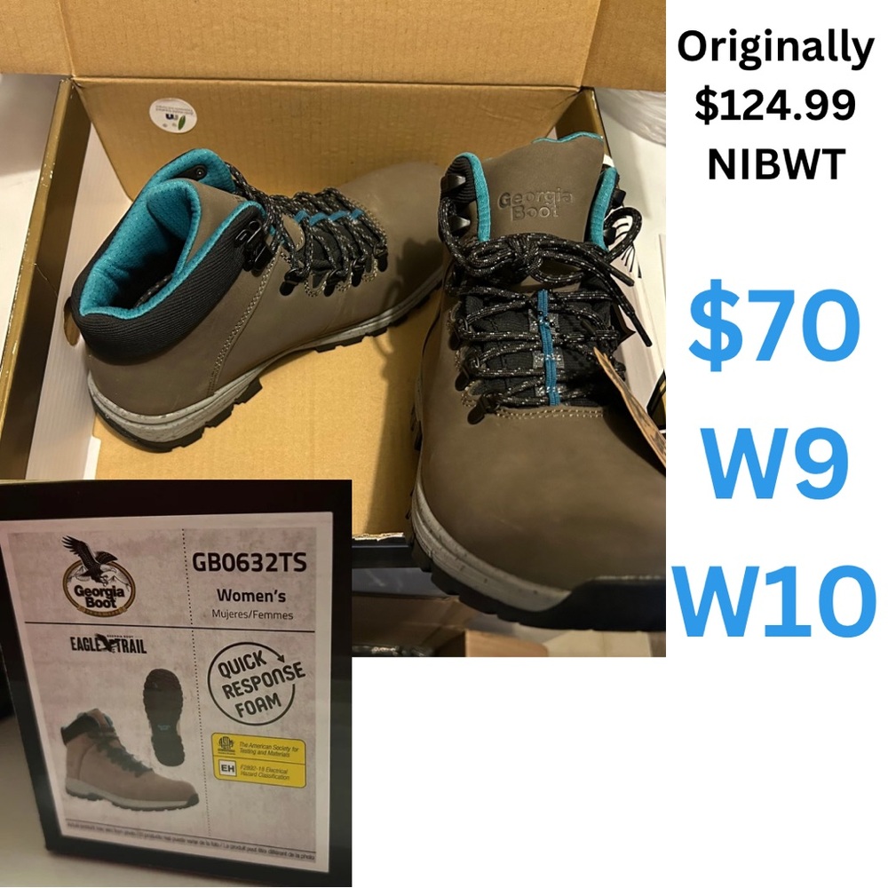 Women’s size 9 & 10 (one pair each) Georgia Boot Hiker